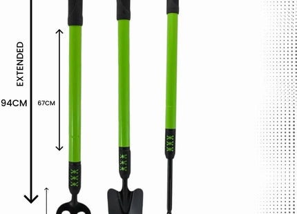 3PC Telescopic Garden Hand Tool Set