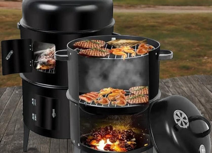 SmokeHouse Triple Chamber Smoker & BBQ Grill