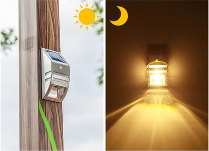 Stainless Steel Solar Sensor Light