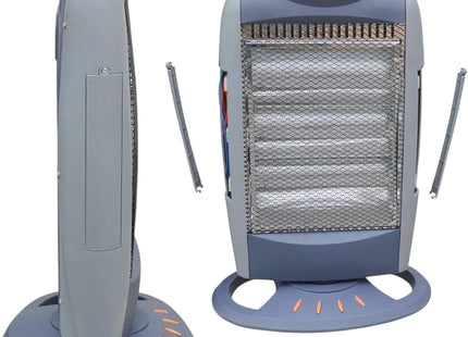 1200W Halogen Heater with Effortless Replaceable Bulbs