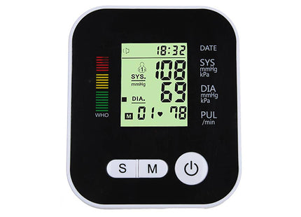 4-in-1 Blood Pressure Monitor with LCD Display + Voice Function