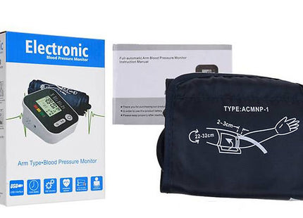 4-in-1 Blood Pressure Monitor with LCD Display + Voice Function