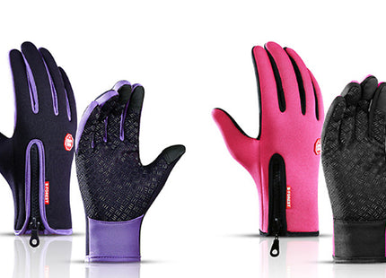 Waterproof & Windproof Touch Screen Gloves - 3 Colours & 4 Sizes