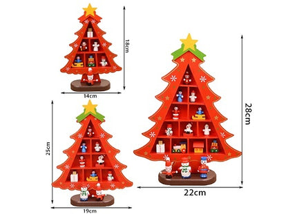 Wooden Christmas Tree Decoration - 2 Sizes, 2 Colours