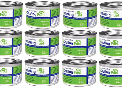 12x Chafing Dish Fuel Gel Cans 2.5 Hour Non Toxic