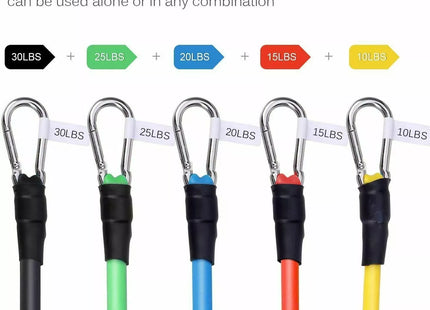 12 Pieces Resistance Bands Set