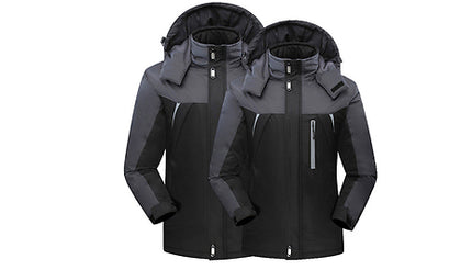 Wind & Waterproof Thermal Fleece-Lined Unisex Jacket - 4 Colours