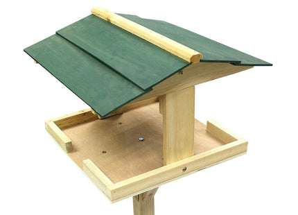 My Garden Wooden Bird Table for the Garden Free Standing - Durable Bird Table and Feeding Station - Weatherproof Bird Table for Small Birds