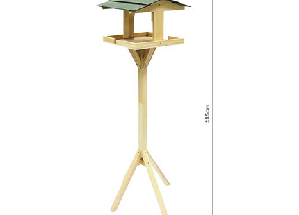 My Garden Wooden Bird Table for the Garden Free Standing - Durable Bird Table and Feeding Station - Weatherproof Bird Table for Small Birds