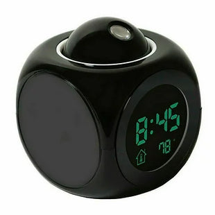 6-in-1 LED Projector & Voice Alarm Clock