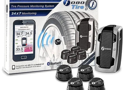 Fobo Tyre Pressure Monitor System Bluetooth TPMS 4.0 Android & iOS Compatible